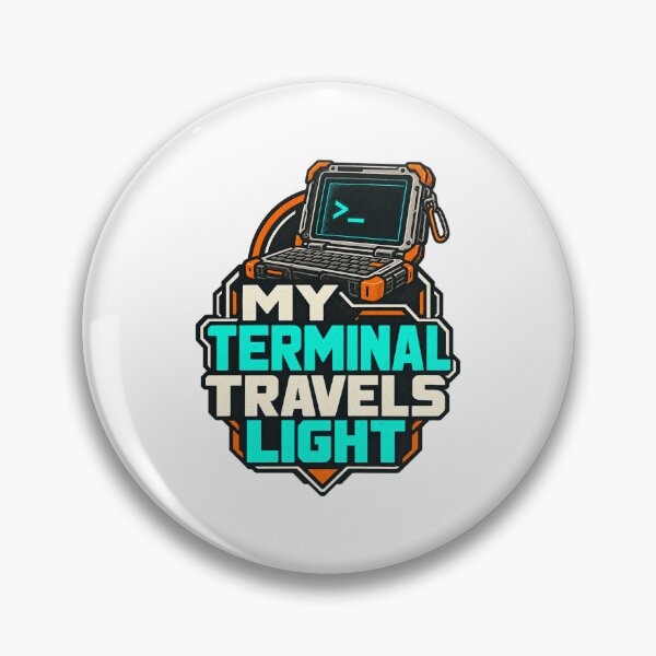 Item preview, My Terminal Travels Light – Cyberdeck Gift designed and sold by UrbanCanvvas.