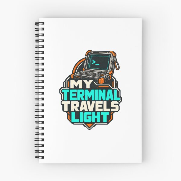 Item preview, My Terminal Travels Light – Cyberdeck Gift designed and sold by UrbanCanvvas.
