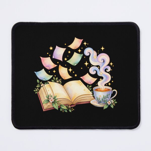 Item preview, Tea and Books Cozy Book Lover Reading Aesthetic designed and sold by PunchDrop.