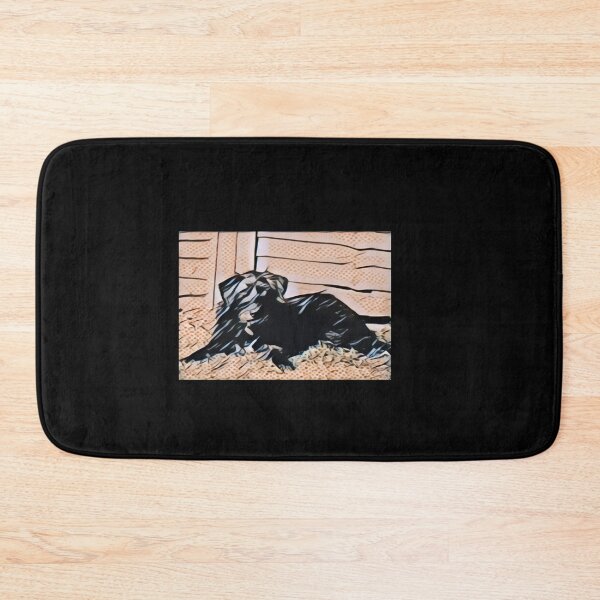 Item preview, Bearded Collie Cross In Pointillism Poster designed and sold by nguyetngatron.