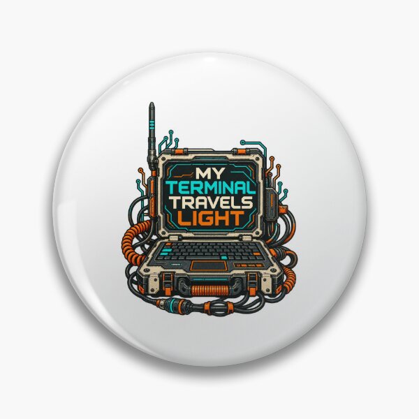 Item preview, My Terminal Travels Light – Illustrated Field Terminal designed and sold by UrbanCanvvas.