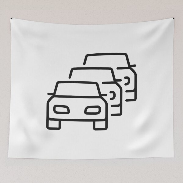 Item preview, Car Traffic Line Icon designed and sold by VectorForge Studio.