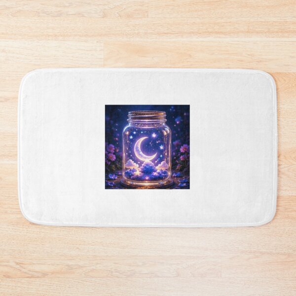 Item preview, Moon and Stars in Glowing Jar designed and sold by ThilankaDesign.