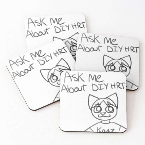 Item preview, Ask Me About DIY HRT (Kaaz) designed and sold by The Kolvas Collective.