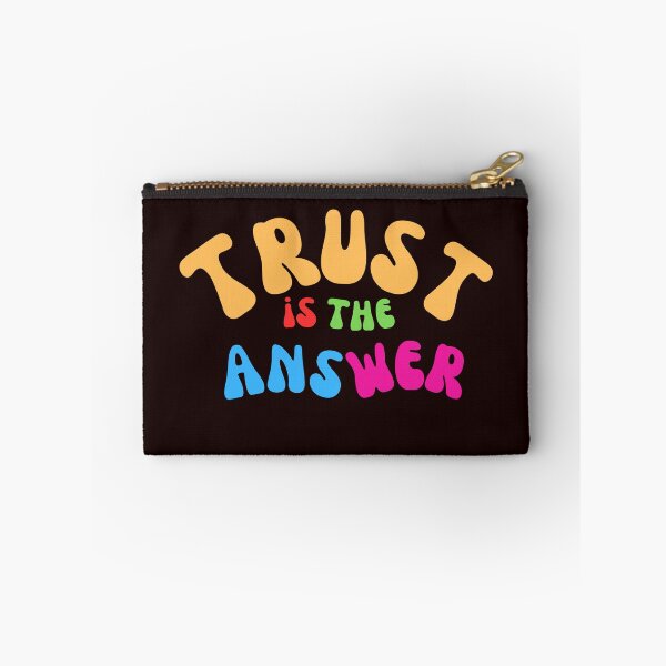Item preview, Trust Is The Answer Retro Colorful Typography designed and sold by HHMotivation.