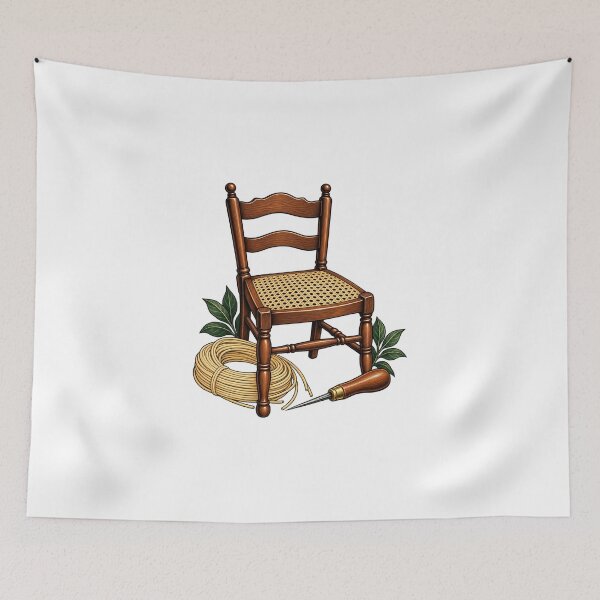 Item preview, Handwoven Cane Seat Restoration designed and sold by UrbanCanvvas.