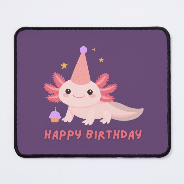 Item preview, Axolotl Birthday Cute Birthday Gift designed and sold by AnulaArt.