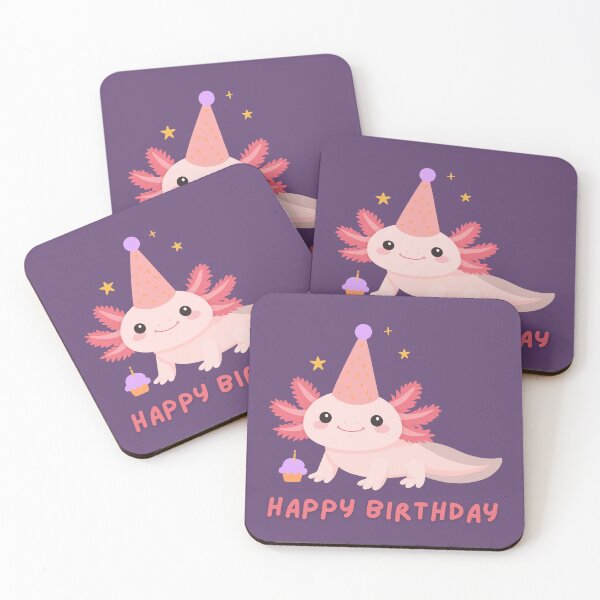 Item preview, Axolotl Birthday Cute Birthday Gift designed and sold by AnulaArt.