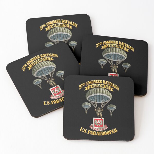 Item preview, Army - US Paratrooper - 27th Engineer Bn - 3D - Enhanced designed and sold by Military Insignia Products.