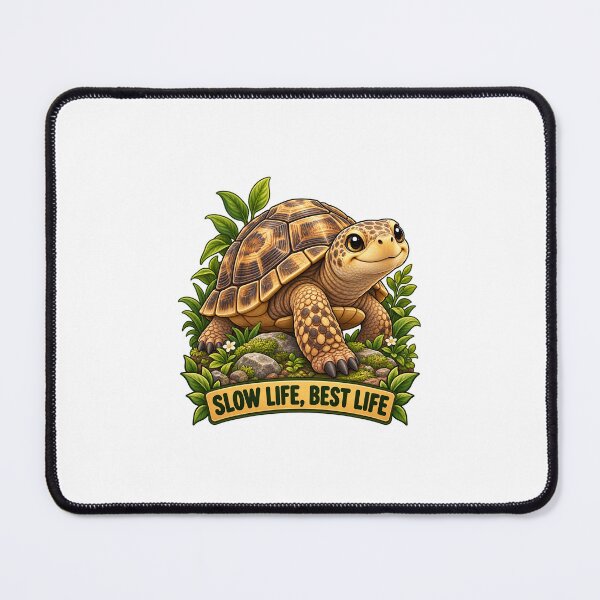 Item preview, Slow Life Best Life Funny Tortoise Owner Gift Design designed and sold by Rod & Retriever.