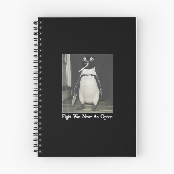 Item preview, Flight was Never an Option Penguin Smoking Funny Bird Meme designed and sold by EricCotanori.