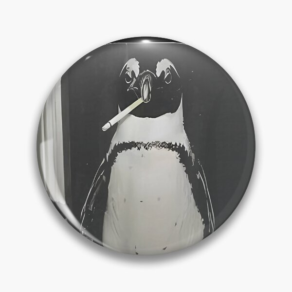 Item preview, Flight was Never an Option Penguin Smoking Funny Bird Meme designed and sold by EricCotanori.