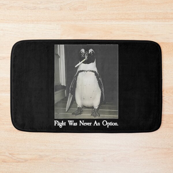 Item preview, Flight was Never an Option Penguin Smoking Funny Bird Meme designed and sold by EricCotanori.