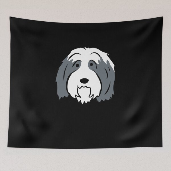 Item preview, Bearded collie cute illustration Sticker7 designed and sold by nguyetngatron.