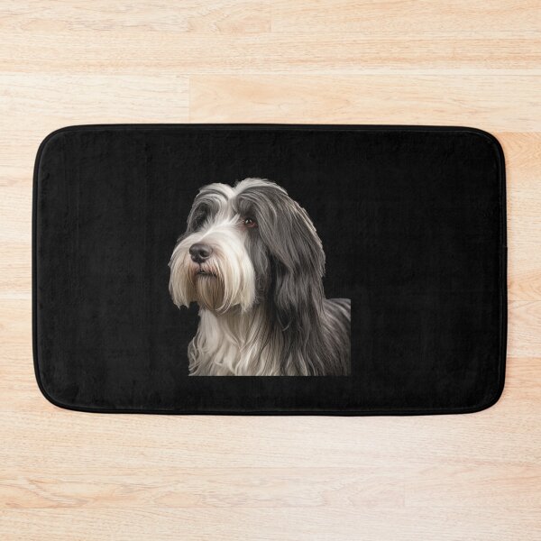 Item preview, bearded collie cute innocent lovable dog Sticker designed and sold by nguyetngatron.