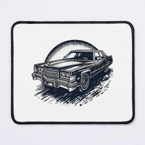 Item preview, Classic Cadillac DeVille Retro Car Illustration Design designed and sold by Jenil225.