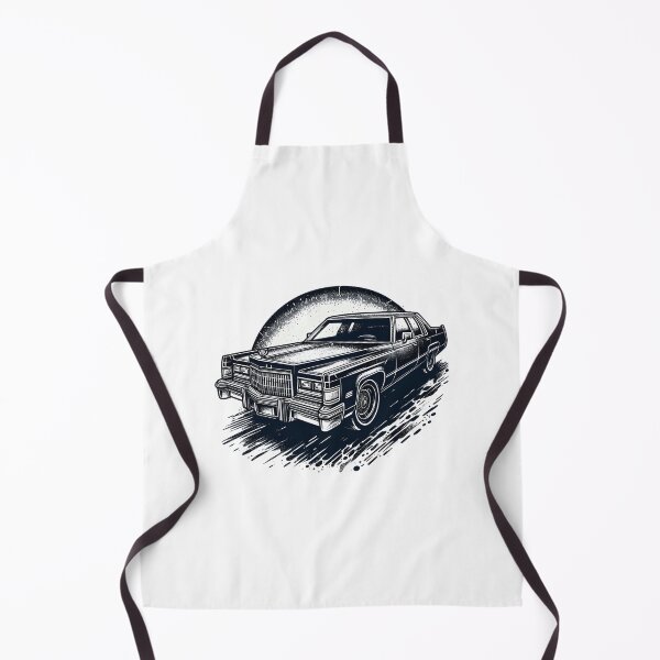 Artikelvorschau, Klassisches Cadillac DeVille Retro-Auto-Illustrationsdesign entworfen und verkauft von Jenil225.