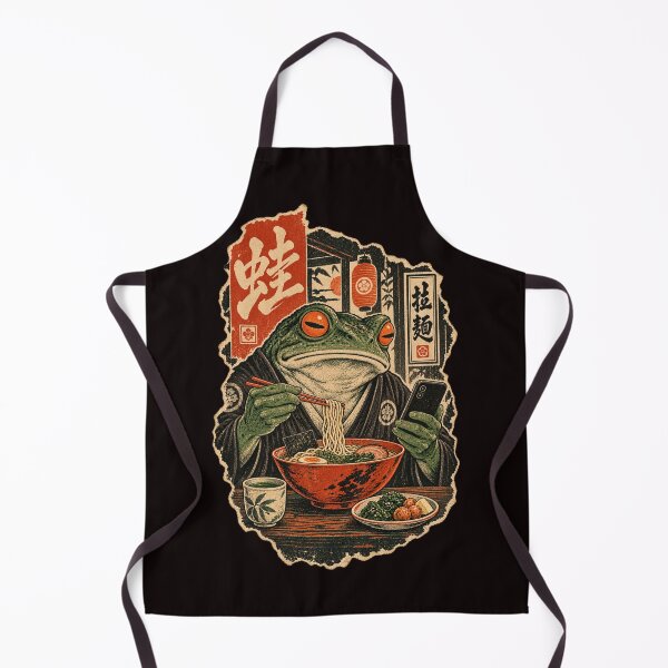 Item preview, Retro Frog Ramen designed and sold by FrameFlow.