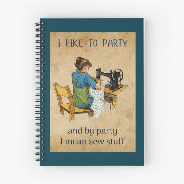 Item preview, Love Sewing, Drawing of Girl At Machine, Humor, Art designed and sold by JoyfulWhimsy.