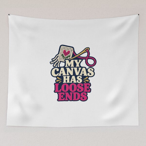 Item preview, My Canvas Has Loose Ends – Needlepoint Finisher designed and sold by UrbanCanvvas.