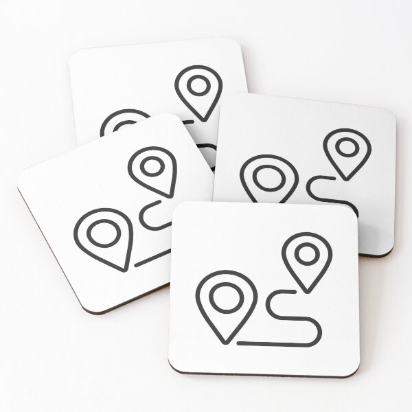 Artikelvorschau, GPS Route Navigation Line Icon entworfen und verkauft von VectorForge Studio.