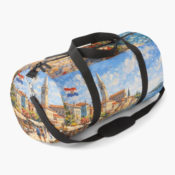 Item preview, Porec, Croatia – a painting of a summer day in this beautiful European city. designed and sold by GalleryKauffeld.