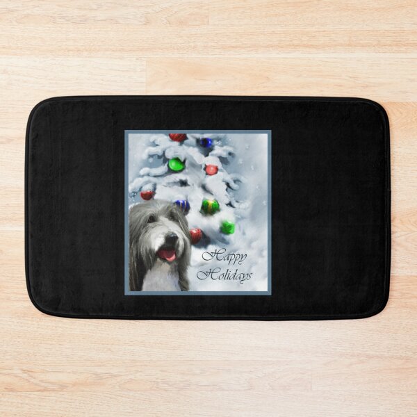 Item preview, Bearded Collie Christmas Gifts Sticker designed and sold by nguyetngatron.