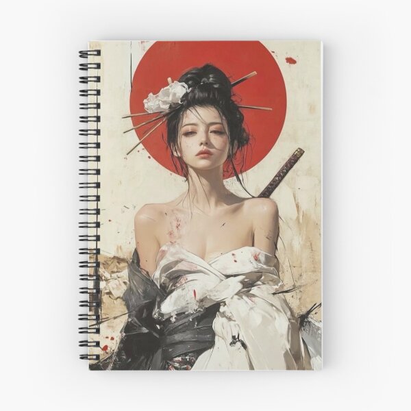 Item preview, Japanese Geisha Samurai Warrior Art designed and sold by RisingSunStyle.