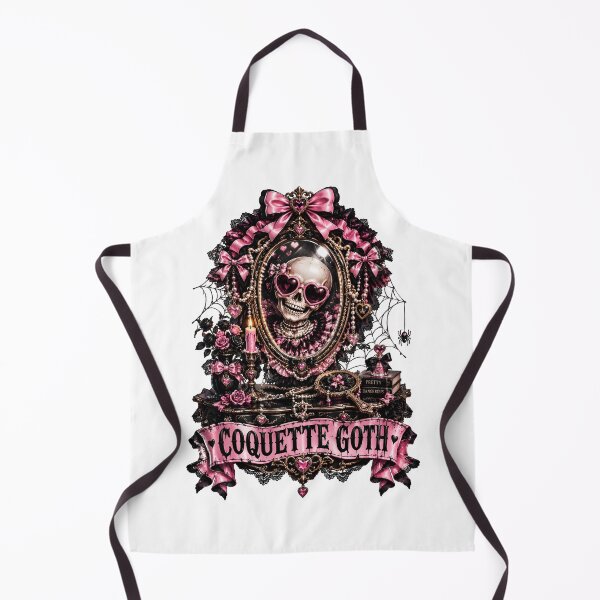 Item preview, Coquette Goth Skull Vanity Mirror Pink Bows designed and sold by Sovereign Supply Co..