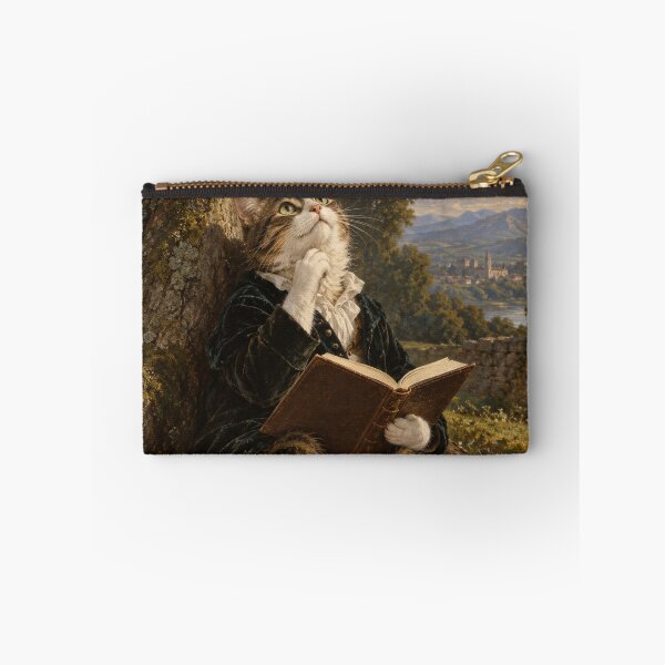Item preview, Scholar Cat and the Falling Apple designed and sold by Ocelot-T.