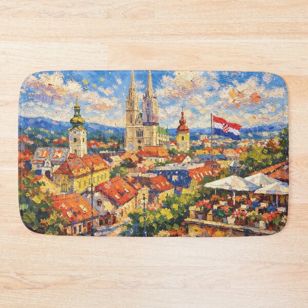 Item preview, A painting of Pula, Croatia – A Beautiful city in Europe. designed and sold by GalleryKauffeld.
