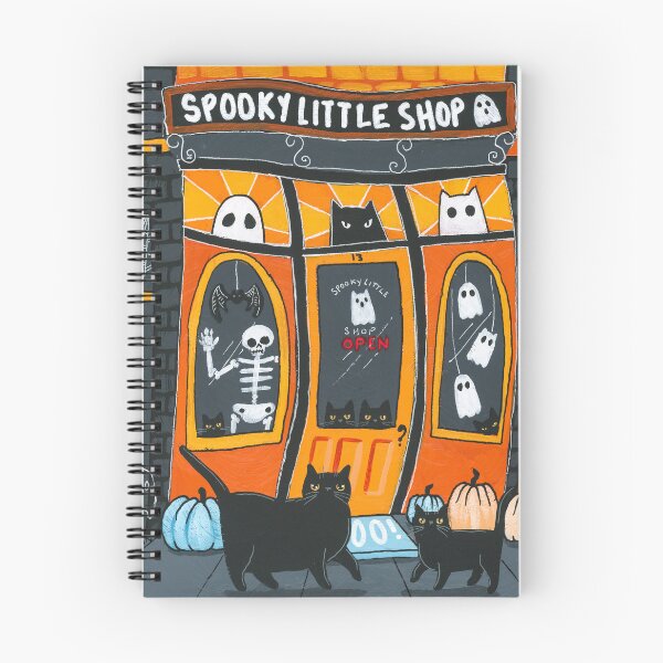 Item preview, The Little Spooky Shop Cats designed and sold by KilkennyCat Art.