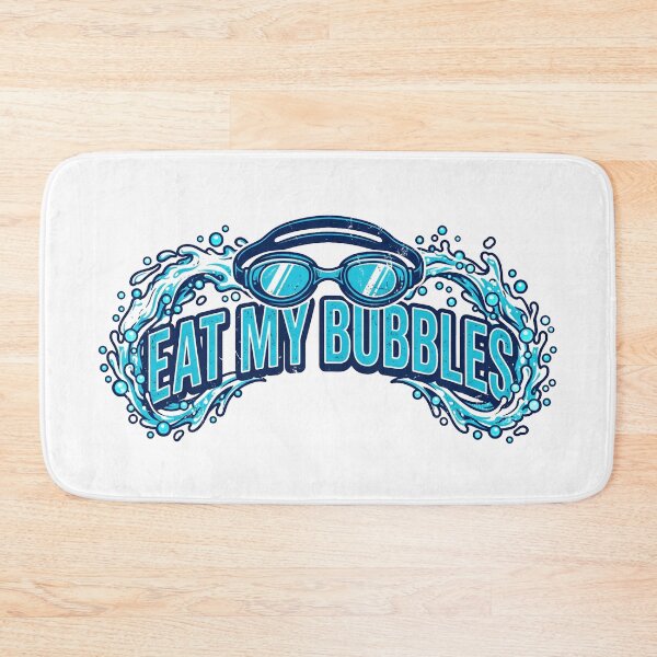 Item preview, Eat My Bubbles Swimming Goggles Vintage Swimmer designed and sold by Moad Fahim.