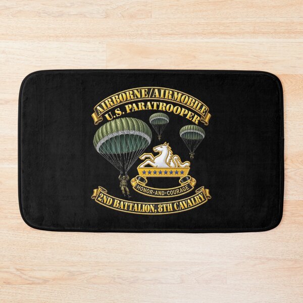 Item preview, Army - US Paratrooper - 2nd Battalion 8th Cavalry - Airborne - AirMobile - 3D - Enhanced designed and sold by Military Insignia Products.