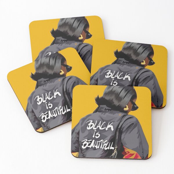 Item preview, Black Is Beautiful – Black Woman Fashion Illustration designed and sold by EatPrayLive.