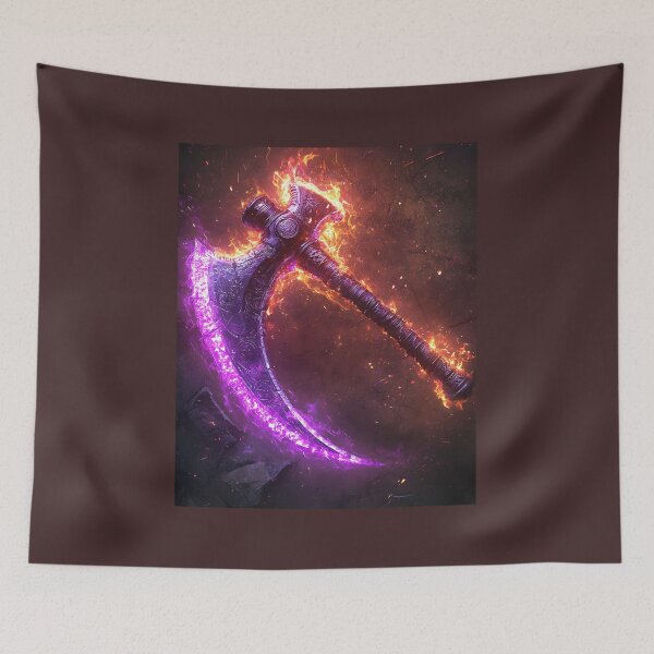 Item preview, Epic Battle Axe, 3d Render, Deep Purple designed and sold by Checho30.