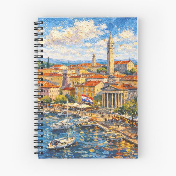 Item preview, Pula, Croatia – a painting of a summer day in this beautiful European city. designed and sold by GalleryKauffeld.
