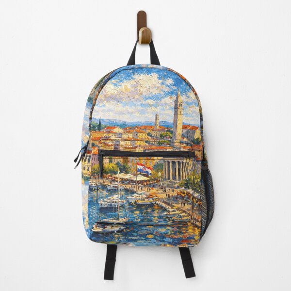 Item preview, Pula, Croatia – a painting of a summer day in this beautiful European city. designed and sold by GalleryKauffeld.