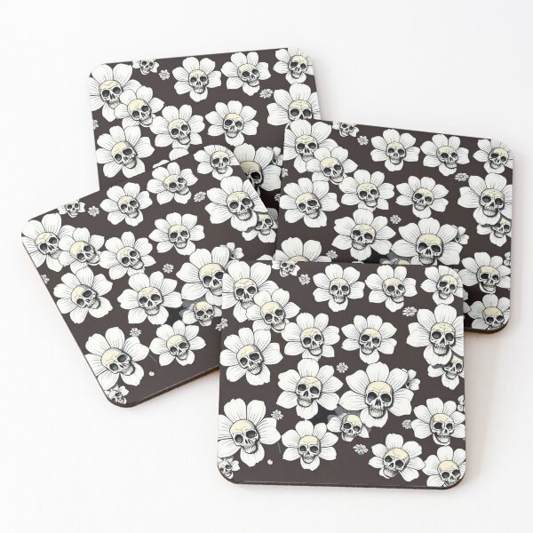 Item preview, Flower Skulls designed and sold by TheDarkVault.