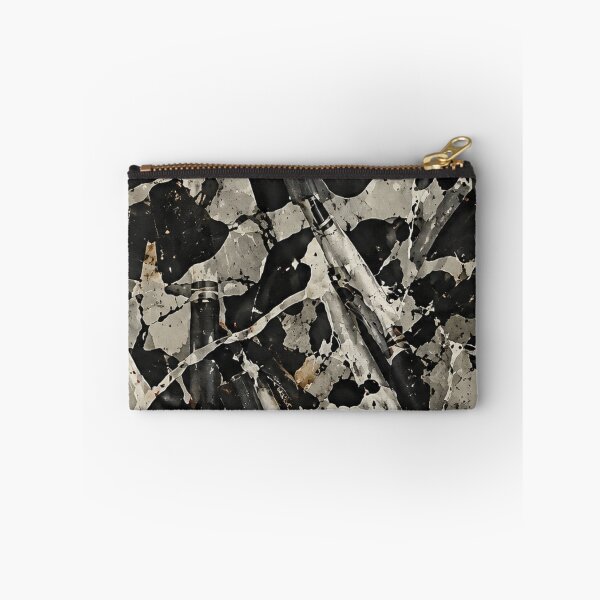 Item preview, Industrial Monochrome Pipe and Splatter Mixed Media Art designed and sold by THE SPLATTERED HAUS BY SAGE BANKS.