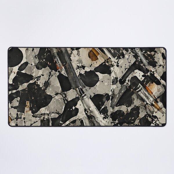Item preview, Industrial Monochrome Pipe and Splatter Mixed Media Art designed and sold by THE SPLATTERED HAUS BY SAGE BANKS.