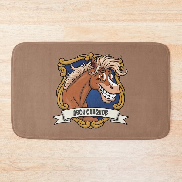 Item preview, The caricature of the Arabian horse Abu'urqub in a coat of arms designed and sold by Cheval-de-coeur.