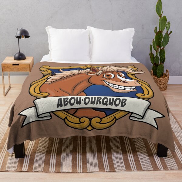 Item preview, The caricature of the Arabian horse Abu'urqub in a coat of arms designed and sold by Cheval-de-coeur.