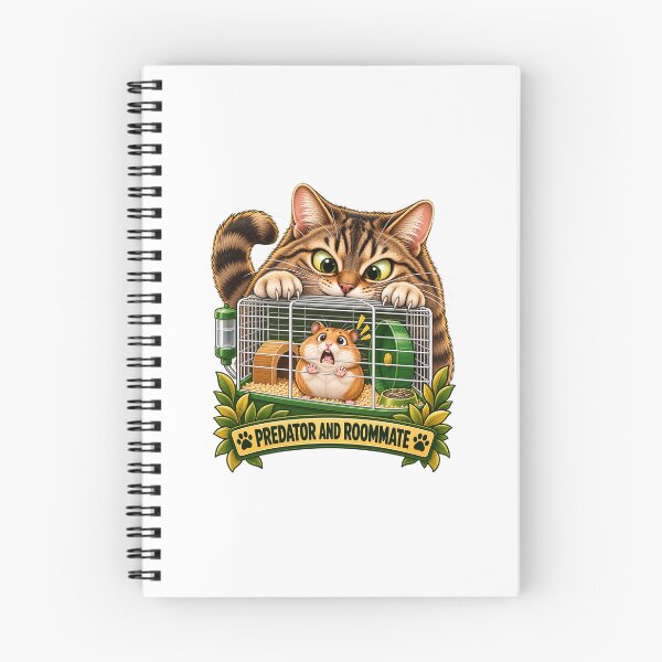 Item preview, Predator And Roommate Funny Cat Hamster Owner Gift designed and sold by Rod & Retriever.