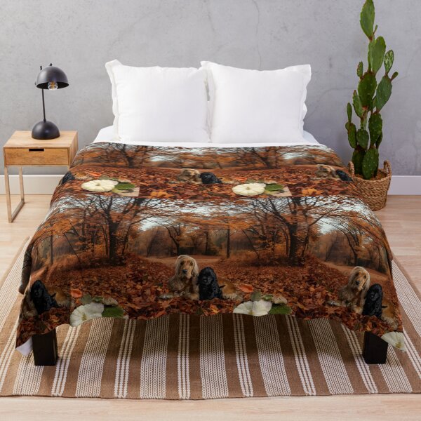 Item preview, Spaniels in the Golden Woods designed and sold by VibranPalette.