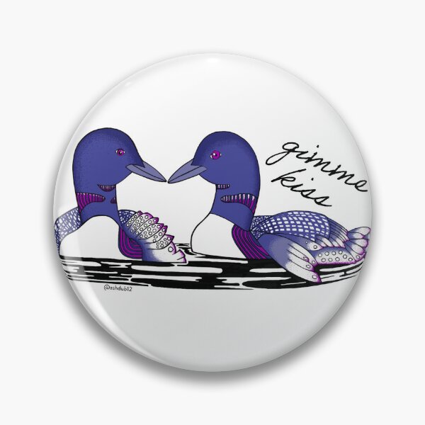 Item preview, Gimme Kiss Loons designed and sold by ashdubart.