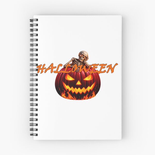 Item preview, halloween pumpkin red with skeleton designed and sold by natalik2024.