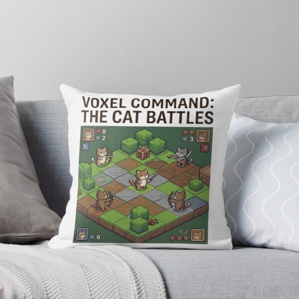 Item preview, Voxel Command: The Cat Battles - Isometric Pixel Art designed and sold by PetalsPaws.