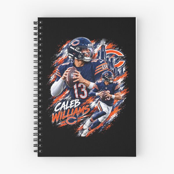 Item preview, Caleb Williams Chicago Football Quarterback Skyline Splash designed and sold by Dravienart.