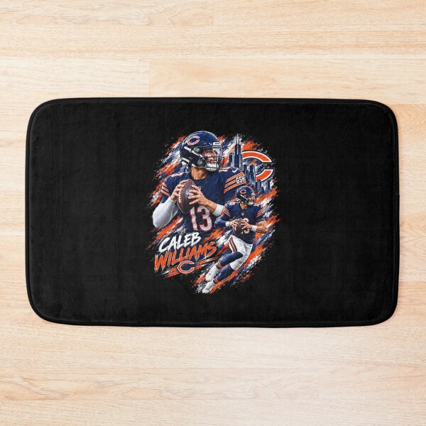 Item preview, Caleb Williams Chicago Football Quarterback Skyline Splash designed and sold by Dravienart.